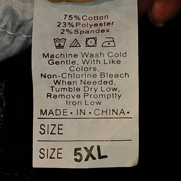 Women's  Blue Denim 5 Pocket Capri Jeans Size 5X - Picture 9 of 9